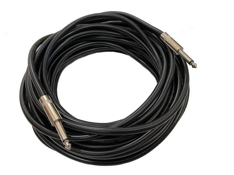 HeyTones Professional 75 Feet 12 Gauge 1/4" to 1/4" TS Speaker Cables - 12AWG 75ft DJ/PA Speaker Cords Amp Audio Wires - 2 Pack - Image 2